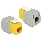 Delock Module Keystone RJ-45 Cat.6, UTP Jaune