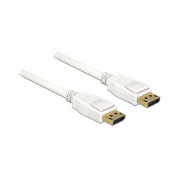 Delock DisplayPort - Displayport cable,1.5m, Weiss, Auflösung bis 3820 x 2160 @ 60 Hz Delock DisplayPort - Displayport cable,1.5m, Weiss, Auflösung bis 3820 x 2160 @ 60 Hz