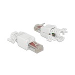 Delock Connecteur RJ45 Cat.6 UTP 2 Pièce/s, Blanc
