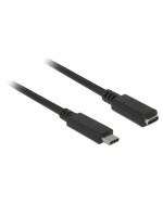Delock USB3.1 cable Gen1 USB-C Verlängerung, 0.5m, 5Gbps, 3Ampere, black