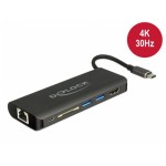 Delock Station d'accueil USB3.1 Typ-C – HDMI/LAN/SD/USB-A/USB-C PD