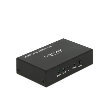 Delock Monitorsplitter HDMI/Bu - 2x HDMI/Bu, aktiv verstärkt, power supply, 3840x2160@60Hz Delock Monitorsplitter HDMI/Bu - 2x HDMI/Bu, aktiv verstärkt, power supply, 3840x2160@60Hz
