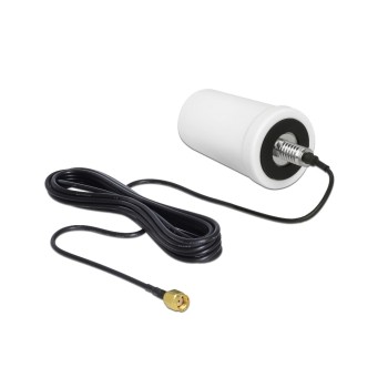 Delock Outdoor WLAN Antenne, IP67, 3m cable, RP-SMA, Dualband Rundstrahl Auto/Dach Delock Outdoor WLAN Antenne, IP67, 3m cable, RP-SMA, Dualband Rundstrahl Auto/Dach