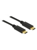 USB2.0-cable TypC-TypC: 0.5m, E-Marker, 5A, max. 480Mbps, Typ-C Stecker beidseitig