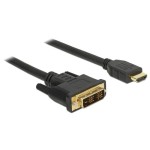 Delock Câble DVI-D - HDMI Typ A, 0.5 m