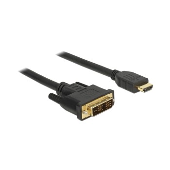 Monitorcable DVI for HDMI, 1920x1200, 50cm, DVI(18+1) Stecker for HDMI-A,3fach geschirmt Monitorcable DVI for HDMI, 1920x1200, 50cm, DVI(18+1) Stecker for HDMI-A,3fach geschirmt
