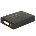 Delock 2 Port DVI Switch&Verteiler, 2In/1Out, 1In/2Out, 3840x2160@30Hz