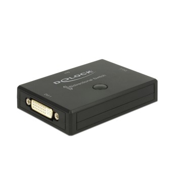 Delock 2 Port DVI Switch&Verteiler, 2In/1Out, 1In/2Out, 3840x2160@30Hz Delock 2 Port DVI Switch&Verteiler, 2In/1Out, 1In/2Out, 3840x2160@30Hz