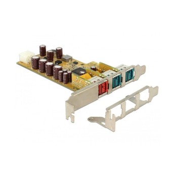 Delock 89655 PCI Express Karte > 1 x 24 V, +2 x 12 V Delock 89655 PCI Express Karte > 1 x 24 V, +2 x 12 V