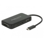 Delock Multiadaptateur 63929 USB-C – DP/DVI-D/HDMI/VGA