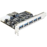 Delock 89355 PCI Express Karte, 5 x extern + 2 x intern USB 3.0