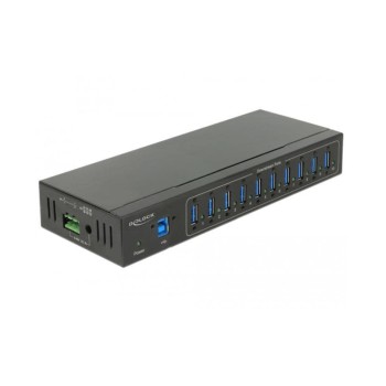 Delock Industrie USB HUB 10x Ports, USB 3.0 Typ-A with 20 kV ESD Schutz Delock Industrie USB HUB 10x Ports, USB 3.0 Typ-A with 20 kV ESD Schutz