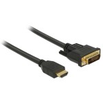 Delock Câble HDMI – DVI, 1 m, bidirectionnel