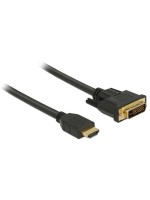 Display cable Delock HDMI zu DVI 24+1 Kabel bidirektional 2 m