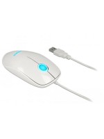 Delock 12537 Optische 3-Tasten LED mouse, USB Typ-A, white