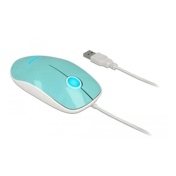 Delock Souris 12538 USB-Typ-A LED turquoise Delock Souris 12538 USB-Typ-A LED turquoise