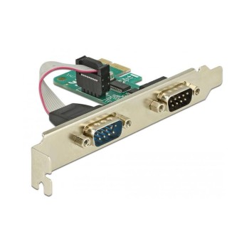 Delock 89918 PCI Express Karte 2x Seriell,, RS-232 DB9 Stecker