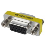 Gender Changer Adapter DB15F-DB15F, VGA, Buchse-Buchse