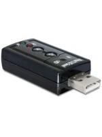 Delock USB Soundadapter, 3.5mm, In & Out, 24Bit/96Khz, 7.1 Virtual Sound