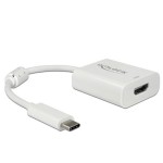 Delock Adaptateur USB Type-C - HDMI 4K, 60Hz, HDR, blanc