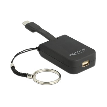 Monitoradapter USB-C for mini DP, DP Alt, 4K, 60Hz, 3cm, with Schlüsselanhänger Monitoradapter USB-C for mini DP, DP Alt, 4K, 60Hz, 3cm, with Schlüsselanhänger
