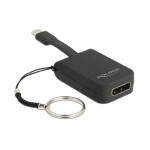 DeLock Display adapter DisplayPort, USB Typ-C for Display Port, 4K, 60Hz, 3cm