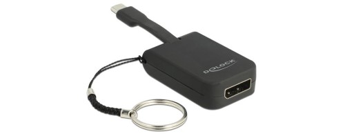 DeLock Adaptateur Display Port, USB Typ-C vers Display Port 4K, 60Hz, 3cm
