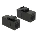 Delock Module Keystone RJ-45 - RJ-45, Cat.6, UTP noires