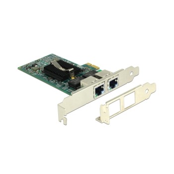 Delock PCI-Express Netzwerkkarte, 1Gbps, Intel 82576 Chipset,  withLP Slotblech Delock PCI-Express Netzwerkkarte, 1Gbps, Intel 82576 Chipset,  withLP Slotblech