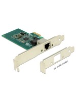Delock PCI-Express Netzwerkkarte, 1Gbps, Intel i210 Chipset, inkl.LP Slotblech