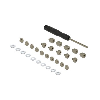 Delock Befestigungsset 31teilig für M.2 SSD, Montage von M.2 SSDs & Module in div. Slots