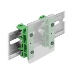 Delock Kit de montage DIN-Rail Clip, 4er-Set par ex. Raspberry Pi