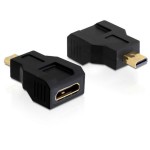 Delock Adaptateur Mikro HDMI-D - Mini HDMI-C Fiche - Prise de courant