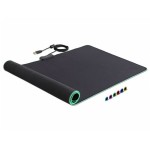 Delock Tapis de souris de gaming 92x30 cm avec éclairage RGB