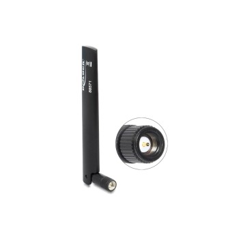 LTE/HSPA/GSM Antenne, SMA-Stecker, black, 0.8-3dBi Gewinn, with Kippgelenk, Omni, LTE/HSPA/GSM Antenne, SMA-Stecker, black, 0.8-3dBi Gewinn, with Kippgelenk, Omni,