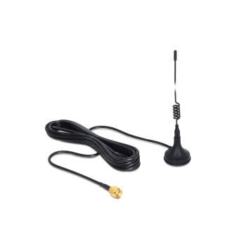 LTE/HSPA/GSM Antenne, SMA-Stecker, black, 3dBi Gewinn, 25cm, 2m cable, Omni LTE/HSPA/GSM Antenne, SMA-Stecker, black, 3dBi Gewinn, 25cm, 2m cable, Omni