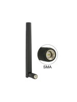 LTE/HSPA/GSM Antenne, SMA-Stecker, black, bis 4dBi Gewinn, 13.5cm, with Omni-Gelenk