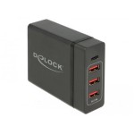 Delock Chargeur mural USB 63974 3x USB-A + 1x USB-Type-C PD