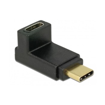 USB3.1 Adapter: C-Stecker for C-Buchse, USB3.1 Gen2, bis 10Gbps, 90° oben gewinkelt USB3.1 Adapter: C-Stecker for C-Buchse, USB3.1 Gen2, bis 10Gbps, 90° oben gewinkelt