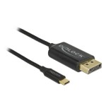 Delock Câble USB Type-C – DisplayPort câble coaxial, 2m, 4K/60Hz