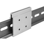 Delock Kit de montage Aluminium Clip 54 mm pour rail profilé chapeau