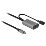 Delock Câble de prolongation USB 3.0 activement USB C - USB A/Spécial 5 m