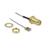 Delock Câble d'antenne SMA pour MHF I LK, pour montage, 20cm