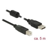 Delock Câble USB 2.0 USB A - USB B 5 m