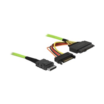 Delock Kabel OCuLink SFF-8611 zu SFF-8639, 50cm Delock Kabel OCuLink SFF-8611 zu SFF-8639, 50cm