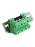 Delock Terminalblock Raster gewinkelt 10Pin, Rastermass: 5,08 mm, for 35 mm Hutschiene