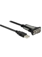 Delock Adapter USB-A for Seriell DB9 RS-232, 3 m, black 