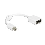 Delock Adaptateur Mini-DisplayPort - DisplayPort blanc, 4K, 15cm