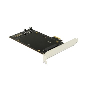DeLock 2x SATA PCI-Ex1 Kontroller, Direktanschluss 2.5HDD/SSD am Bracket DeLock 2x SATA PCI-Ex1 Kontroller, Direktanschluss 2.5HDD/SSD am Bracket