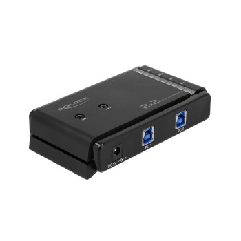 Delock USB3.0 Matrix Switch 2x2, 2 PCs teilen sich 2 USB3.0 Geräte